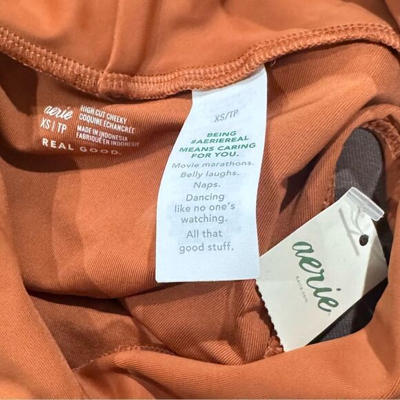 NEW Aerie High Cut Cheeky Bikini Bottom Women’s XS - Picture 2 of 3